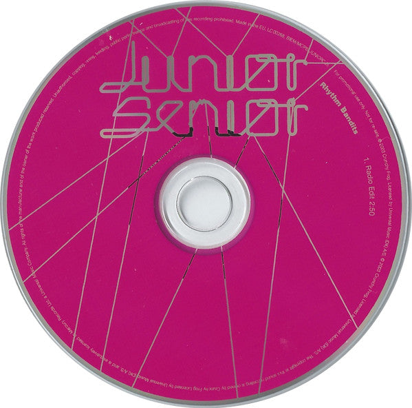Junior Senior : Rhythm Bandits (CD, Single, Promo)