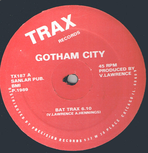 Gotham City : Bat Trax (12")