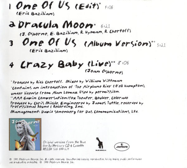 Joan Osborne : One Of Us (CD, Maxi)
