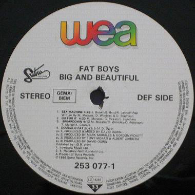 Fat Boys : Big & Beautiful (LP, Album)
