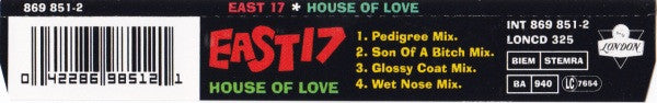 East 17 : House Of Love (CD, Single)