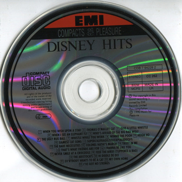 Various : Disney Hits (CD, Comp, RM)