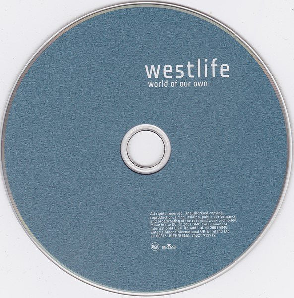 Westlife : World Of Our Own (CD, Album, Son)