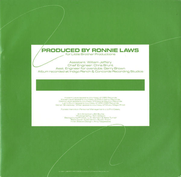Ronnie Laws : Solid Ground (LP, Album)