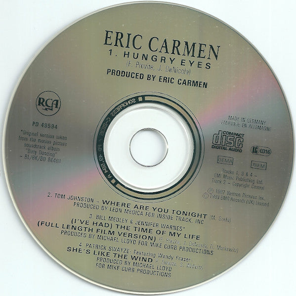 Eric Carmen : Hungry Eyes (CD, Maxi)