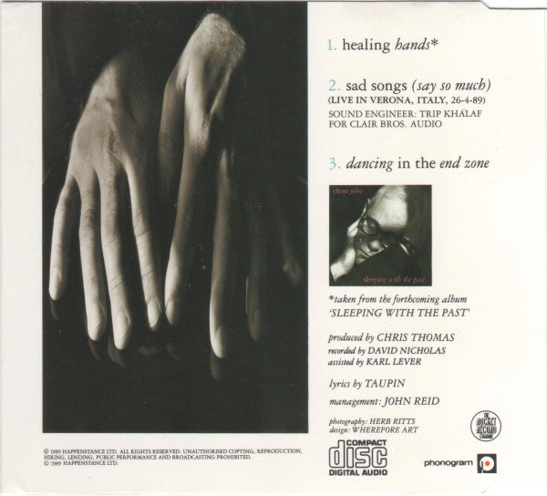 Elton John : Healing Hands (CD, Maxi)