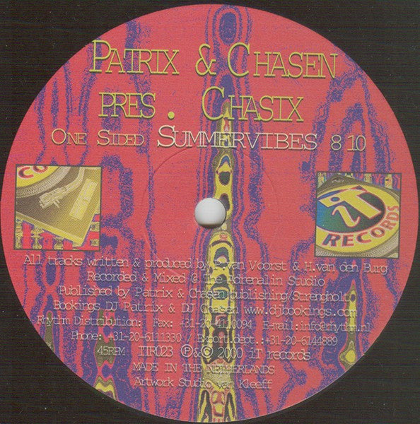 Patrix & Chasen Pres. Chasix : Summervibes (10", S/Sided)