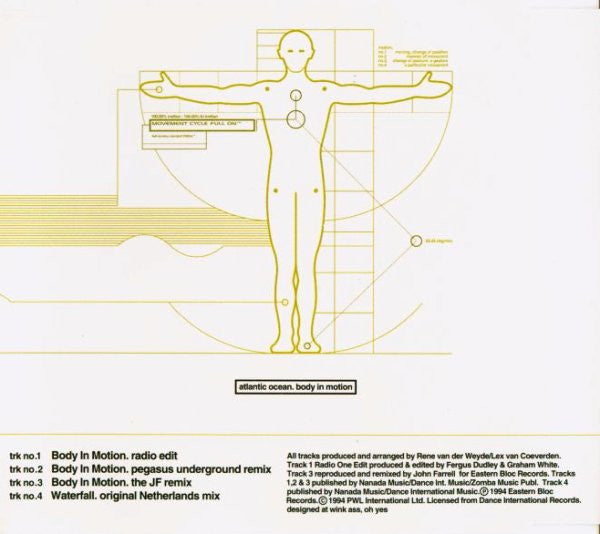 Atlantic Ocean : Body In Motion (CD, Single)