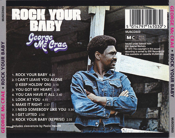 George McCrae : Rock Your Baby (CD, Album, RE)