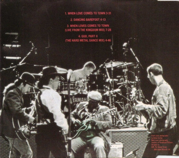 U2 With B.B. King : When Love Comes To Town (CD, Single)