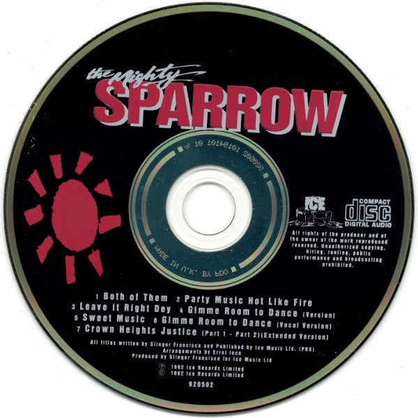 Mighty Sparrow : Hot Like Fire (CD, Album)