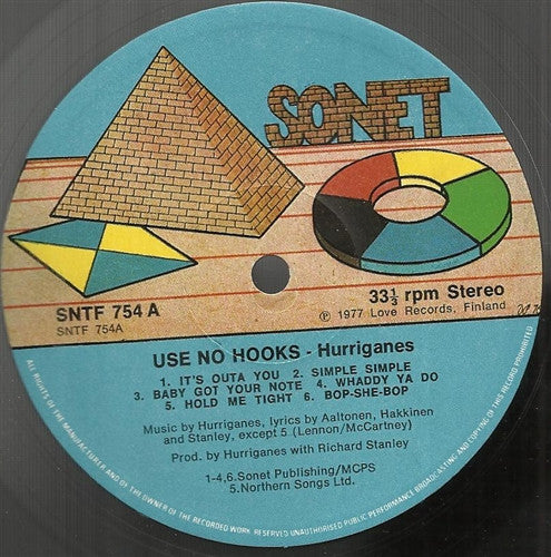 Hurriganes : Use No Hooks (LP, Album)