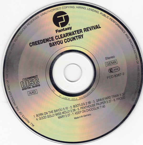 Creedence Clearwater Revival : Bayou Country (CD, Album, RE)