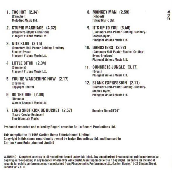 The Specials : Gangsters (CD)