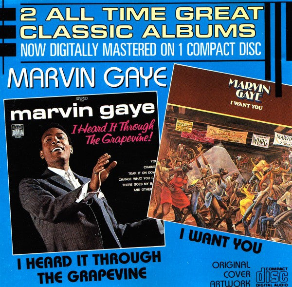 Marvin Gaye : I Heard It Through The Grapevine / I Want You (CD, Comp)