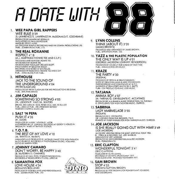 Various : A Date With '88 (CD, Comp)