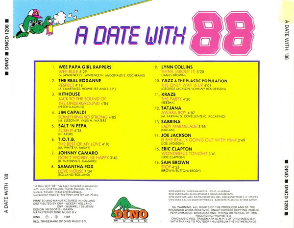 Various : A Date With '88 (CD, Comp)