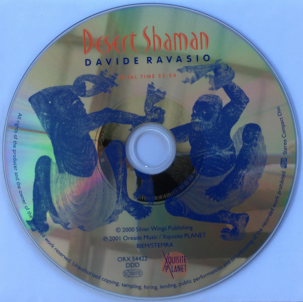 Davide Ravasio : Desert Shaman (CD, Album, Dig)