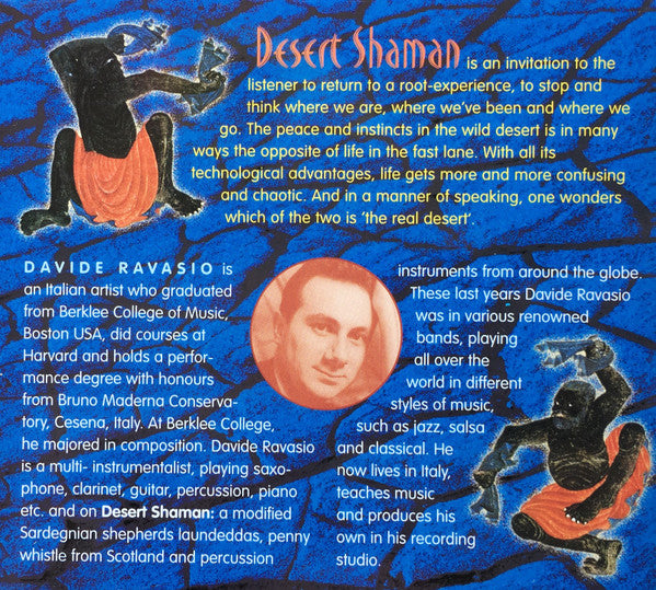 Davide Ravasio : Desert Shaman (CD, Album, Dig)