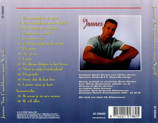 Jannes : Van Casablanca Naar Napoli (CD, Album)
