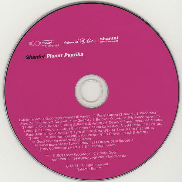 Shantel : Planet Paprika (CD, Album, O-c)