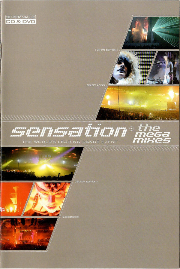 Various : Sensation 2003 - The Megamixes (CD, Comp, Mixed + DVD, Mixed)