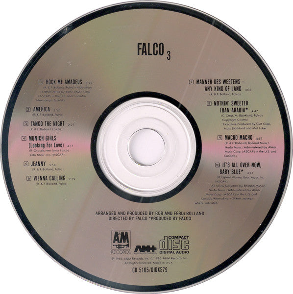 Falco : 3 (CD, Album, RM, DAD)