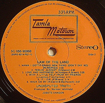 The Undisputed Truth : Law Of The Land (LP, Album)