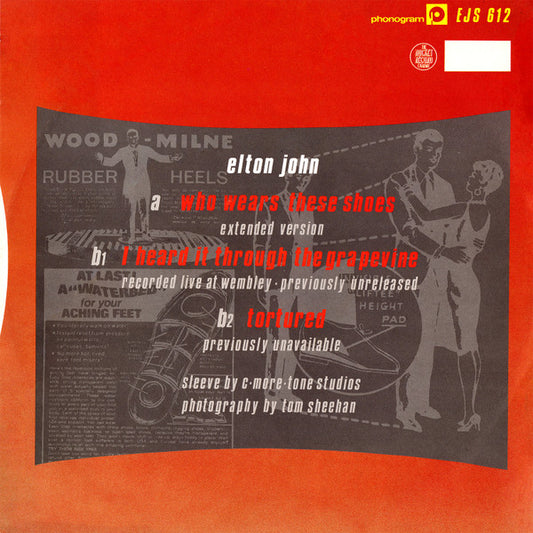 Elton John : Who Wears These Shoes (12")