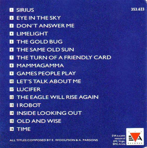 The Alan Parsons Project : Pop Classics (CD, Comp)
