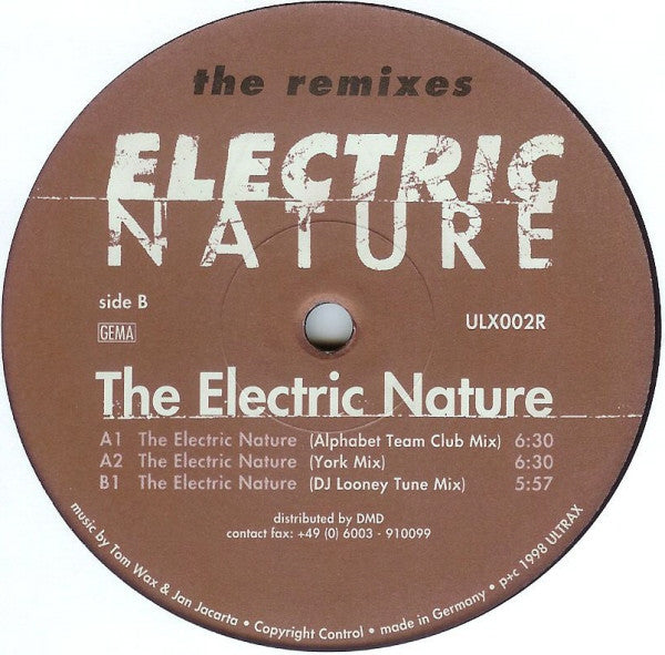 Electric Nature : The Electric Nature (The Remixes) (12")