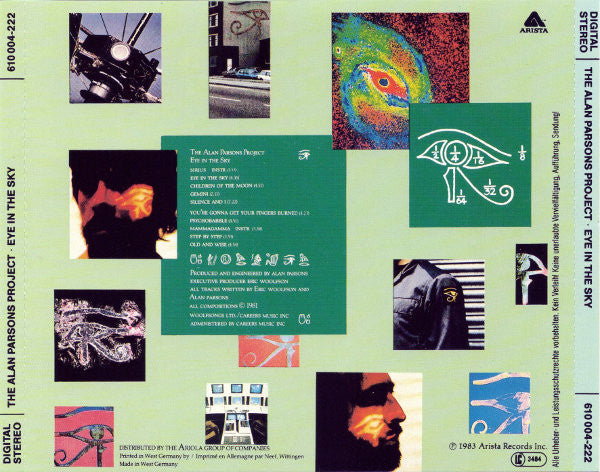 The Alan Parsons Project : Eye In The Sky (CD, Album)