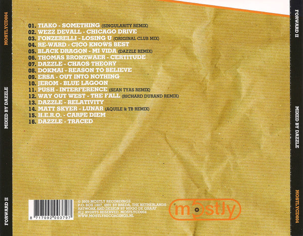 DJ Dazzle : Forward II (CD, Mixed)