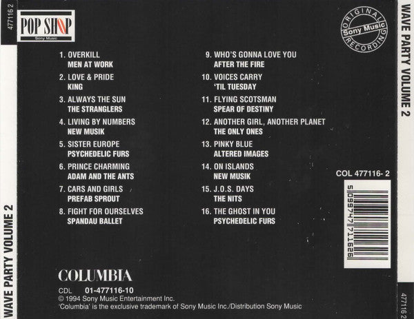 Various : Wave Party Volume 2 (CD, Comp)