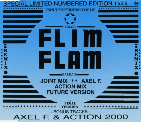 Tolga "Flim Flam" Balkan : Joint Mix Remix (CD, Maxi, Ltd, Num)