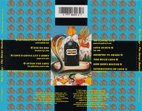 Boy George : The Martyr Mantras (CD, Album, RE, RP, EMI)