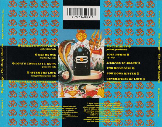 Boy George : The Martyr Mantras (CD, Album, RE, RP, EMI)