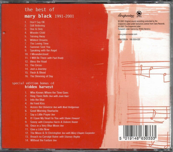 Mary Black : The Best Of Mary Black 1991-2001 (CD, Comp + CD, Album + S/Edition)