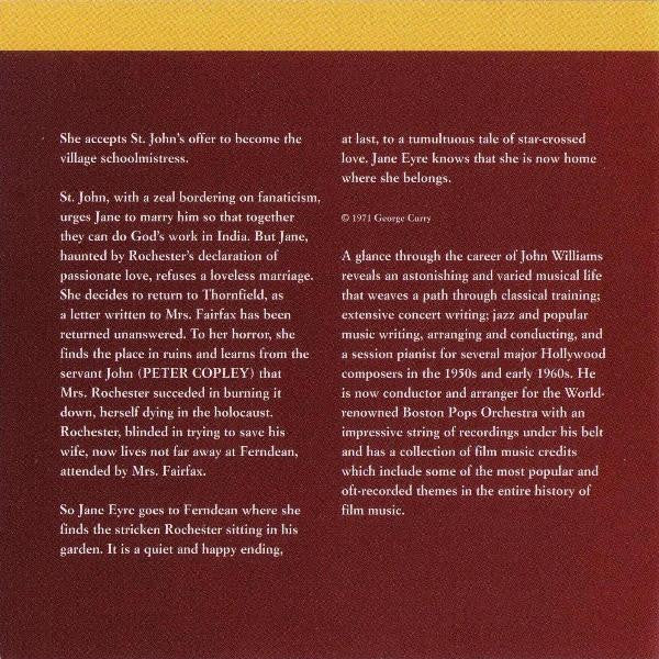 John Williams (4) : Jane Eyre (CD, RM)