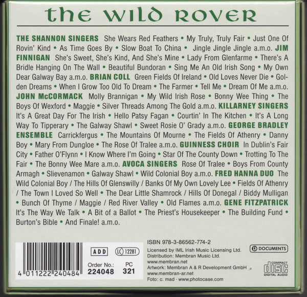 Various : ‎The Wild Rover - The Best Of Irish Music (10xCD, Comp + Box, Comp)