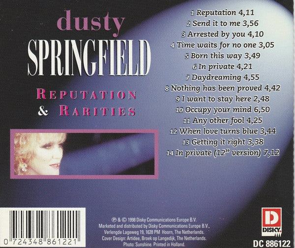 Dusty Springfield : Reputation & Rarities (CD, Album, RE)