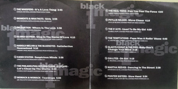Various : Black Magic 1 - 16 Super Soul Hits (CD, Comp)