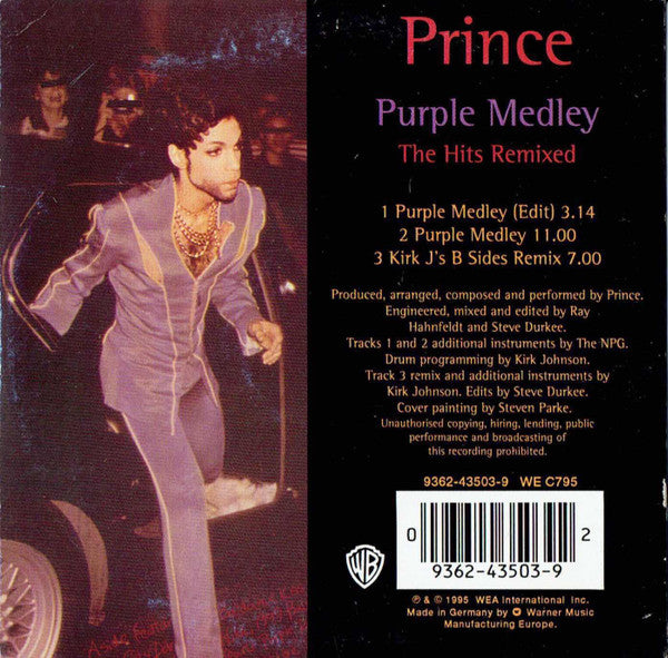 Prince : Purple Medley (CD, Single)