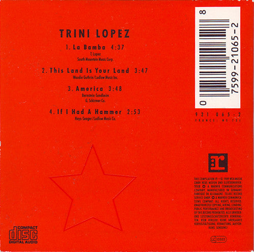 Trini Lopez : La Bamba (CD, Mini, Single)