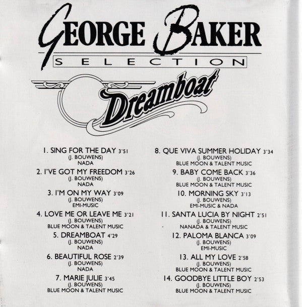 George Baker Selection : Dreamboat (CD, Album)
