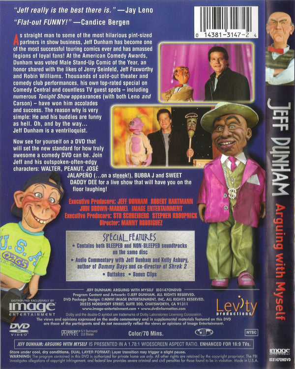 Jeff Dunham : Arguing With Myself (DVD-V, RP, NTSC, Reg)