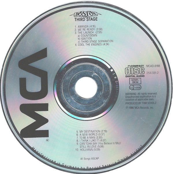 Boston : Third Stage (CD, Album)