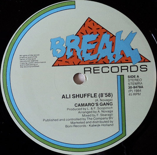 Camaro's Gang : Ali Shuffle (12")