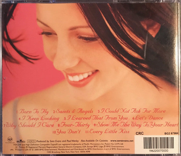Sara Evans : Born To Fly (HDCD, Album, Club, RE)