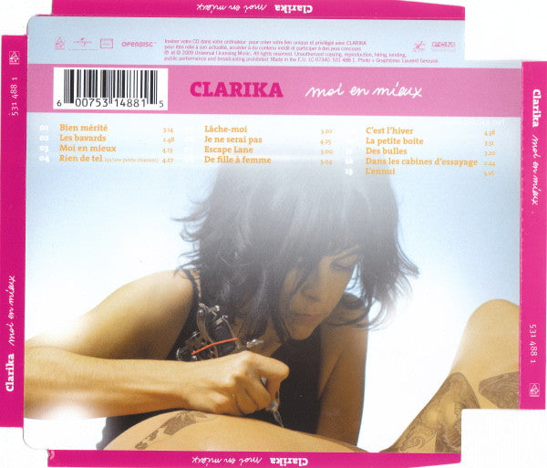 Clarika : Moi En Mieux (CD, Album, Enh, Sup)
